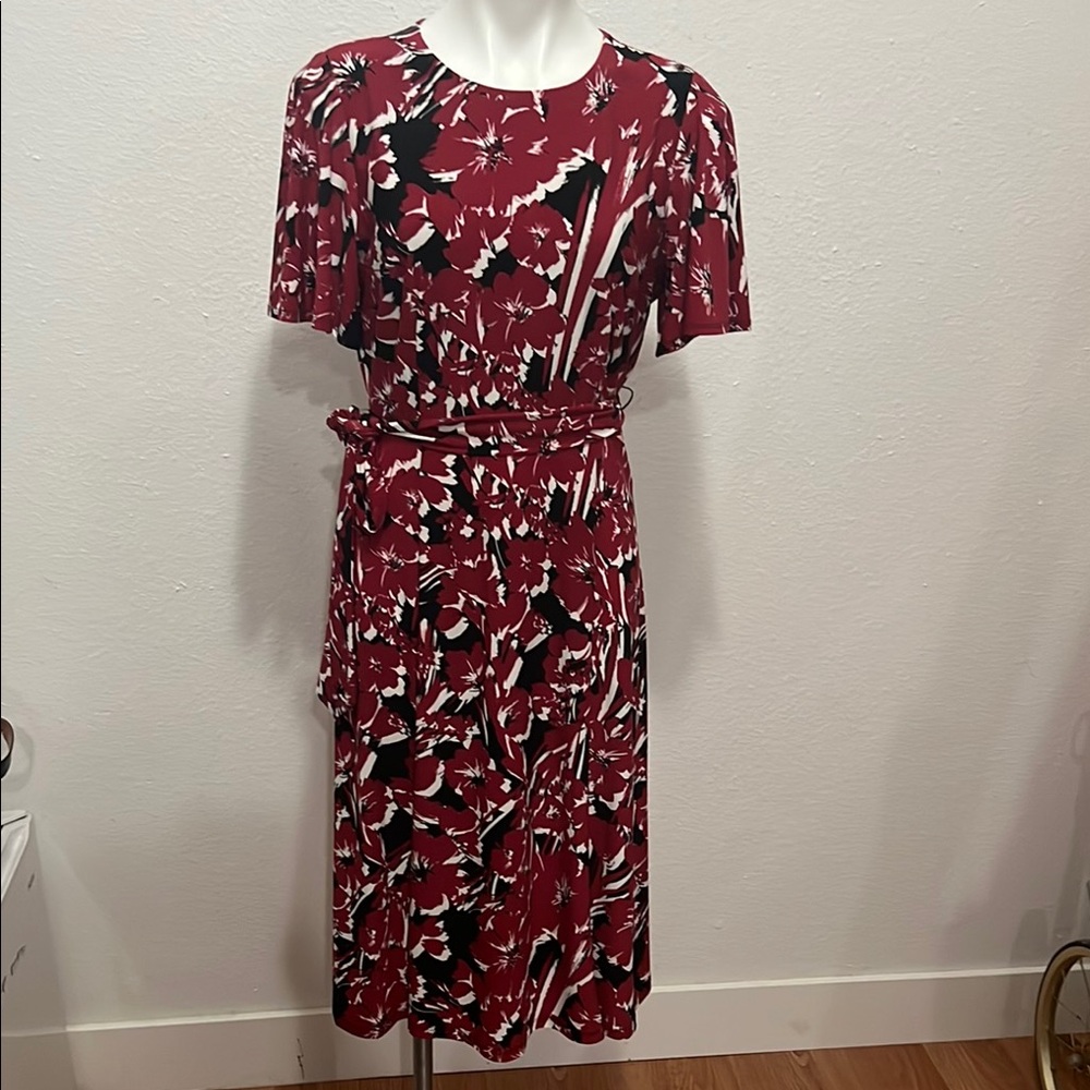 Kasper Floral Dress Sz M